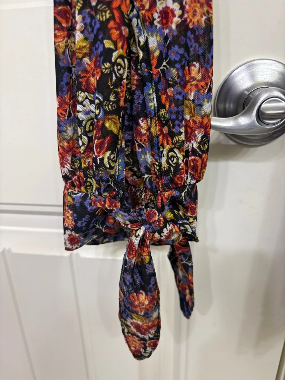 Free People‎ all dolled up floral cropped blouse Size Medium